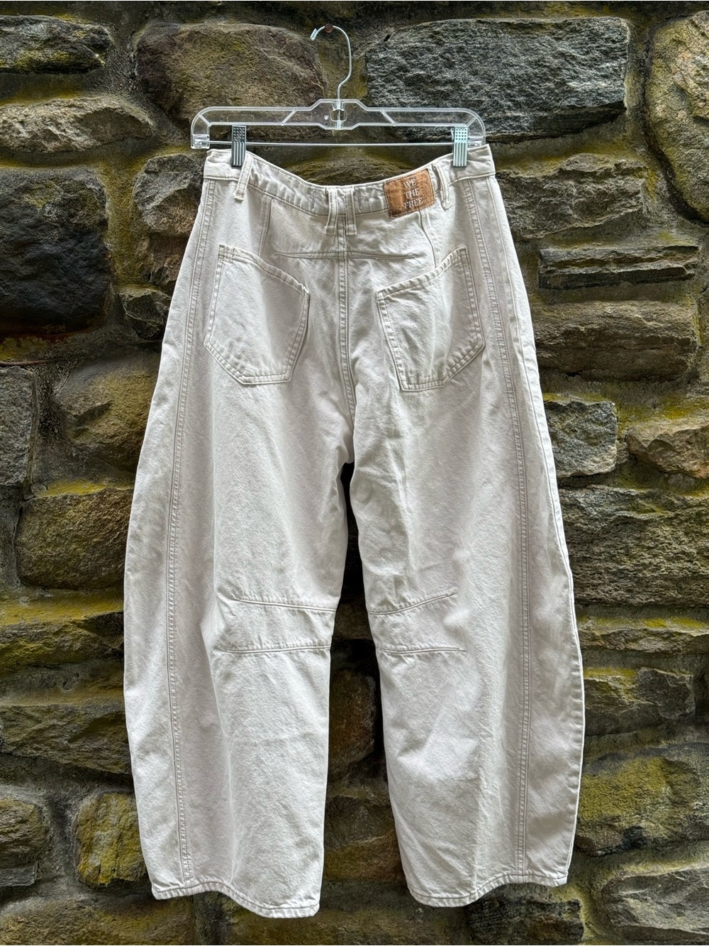 Free People We the Free Good Luck Barrel Jeans  size 30 - Picture 5 of 7